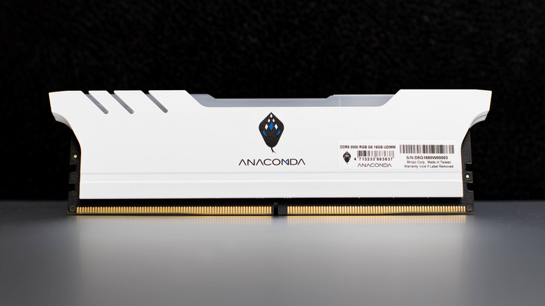 【開箱】蛇蛇再起! ANACONDA G5 PYTHON DDR5-8000 16Gx2 極簡易開箱測試