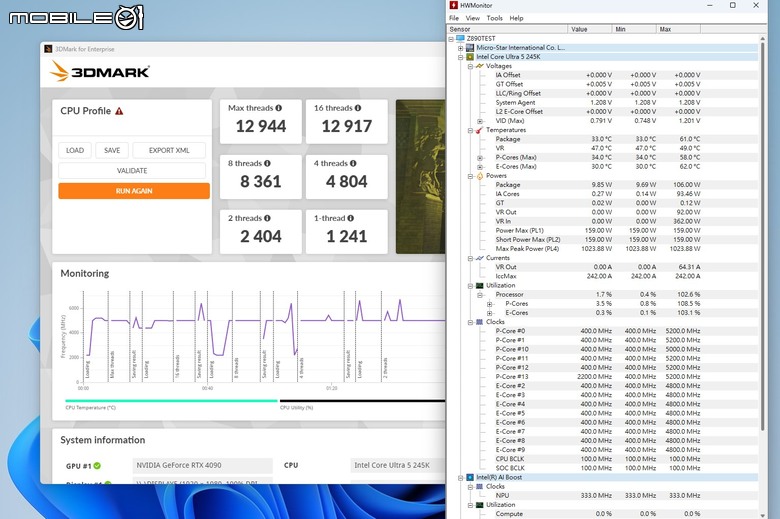 Intel Core Ultra 5 245K 處理器效能實測 以更低電源與功耗需求吸引主流玩家視野