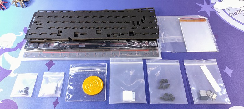 淡藍優雅~Mage客製化工作室 情書65 全鋁合金客製化機械鍵盤套件 組裝紀錄二