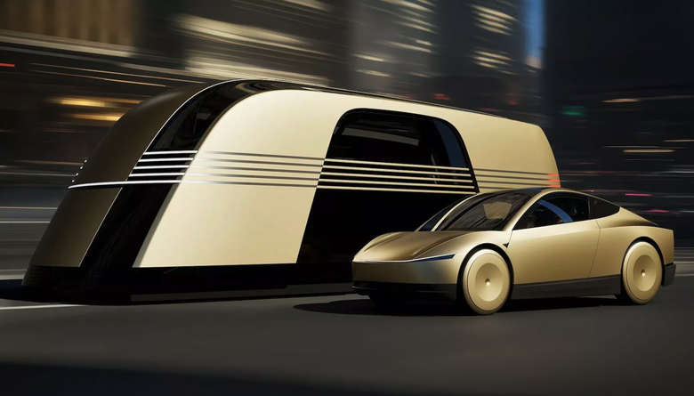 Tesla無人計程車Cybercab預計2026年量產問世|無人巴士與新一代機器人同場亮相!
