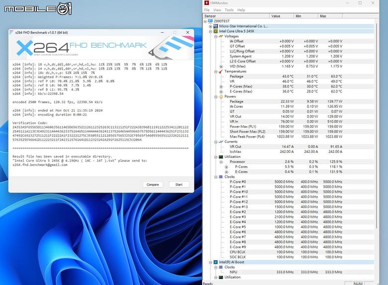 Intel Core Ultra 5 245K 處理器效能實測 以更低電源與功耗需求吸引主流玩家視野
