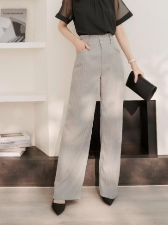 #高個子穿搭 想詢問好看的女生職場落地褲