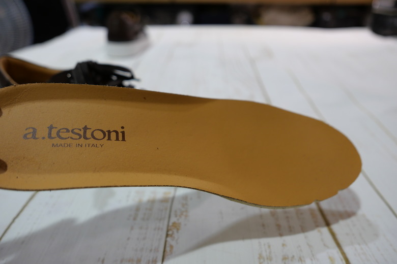 a.testoni 刷色運動鞋