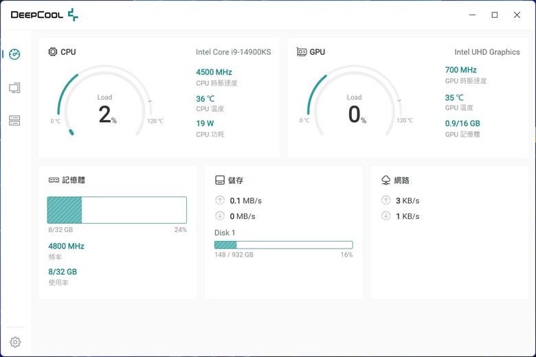 自帶高解析螢幕 DEEPCOOL MYSTIQUE 360