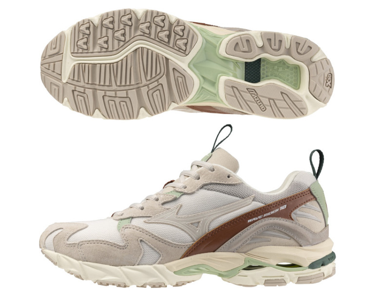 點我看大圖 Mizuno美津濃鞋,以前大底x10技術 漸漸消失。