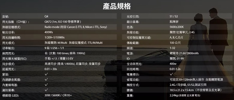 點我看大圖 Neewer Q4 400W 外拍閃光燈實戰|機動便攜更有充沛電力、攝錄打光一盞搞定!