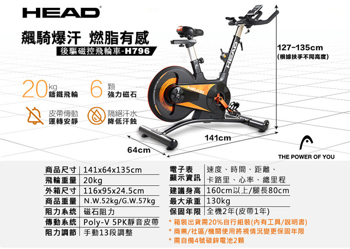2萬左右飛輪車選擇：XTERRA、HEAD、BH
