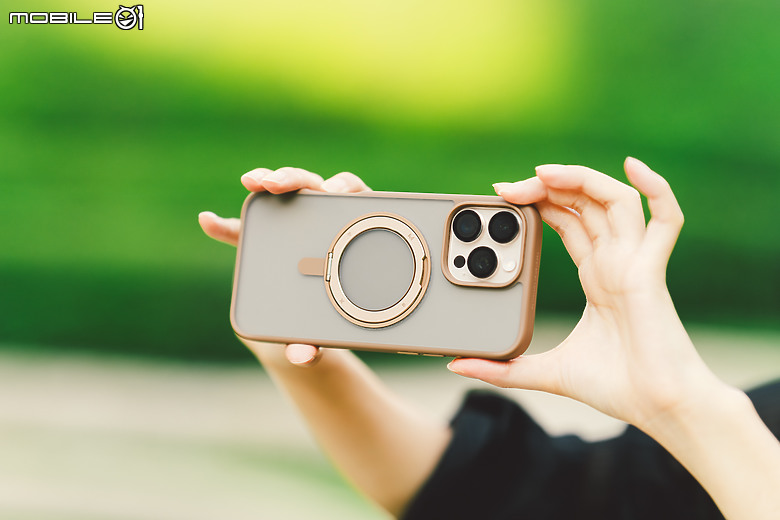 iPhone 16手機殼開箱 – MOMAX MagSafe 支架手機殼、手機編織掛繩開箱實測