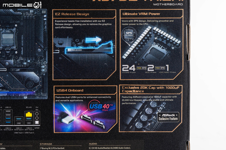 ASRock X870E Taichi 主機板開箱實測 以低調沉穩設計提供強大擴充性能