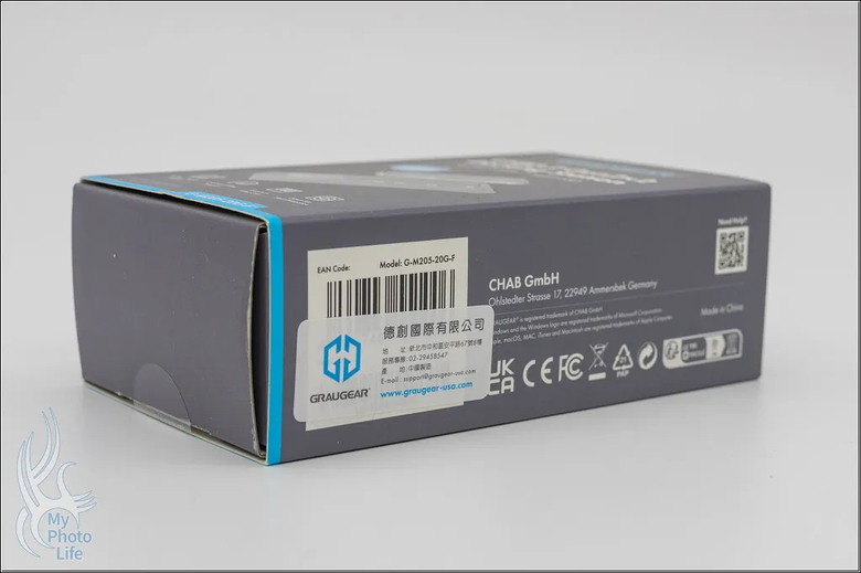 GRAUGEAR G-M205-20G-F USB 3.2 Gen2x2 20Gbps M.2外接盒 硬碟外接座．開箱測試