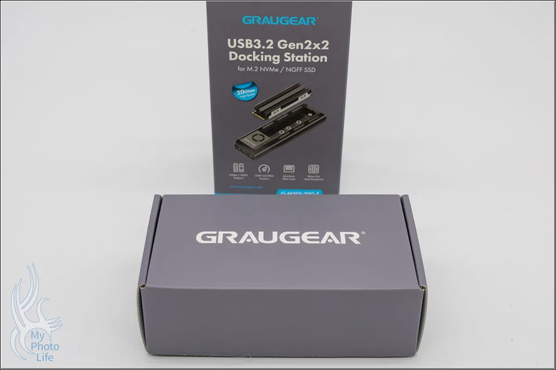 GRAUGEAR G-M205-20G-F USB 3.2 Gen2x2 20Gbps M.2外接盒 硬碟外接座．開箱測試