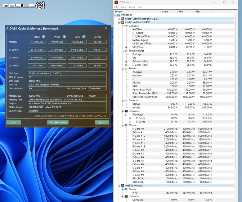 Intel Core Ultra 5 245K 處理器效能實測 以更低電源與功耗需求吸引主流玩家視野
