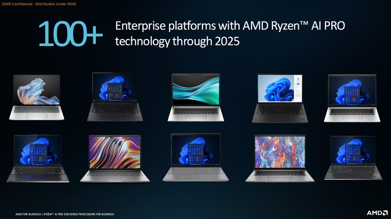 AMD 推出 Ryzen AI 300 Pro 系列處理器 以 AI 運算效能提供更多安全支援保護設計