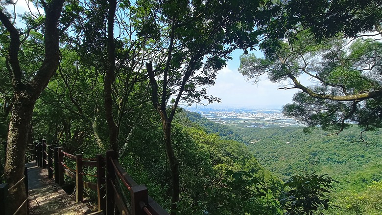 潭子新田登山步道能順便踩點旁邊的小百岳「聚興山」，生意盎然適合全家大小的綠色步道，帶你全部走一趟