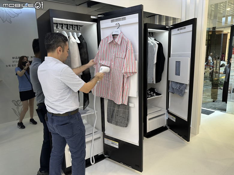【現場體驗】LG Styler 蒸氣電子衣櫥第二代，內建高壓蒸氣掛燙機，AI護理衣物