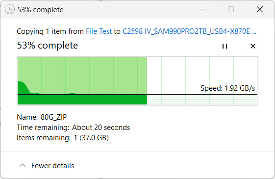 【開箱簡測】ineo C2598 IV Type C M.2 2280 NVMe USB4 外接盒效能簡測 (圖多)