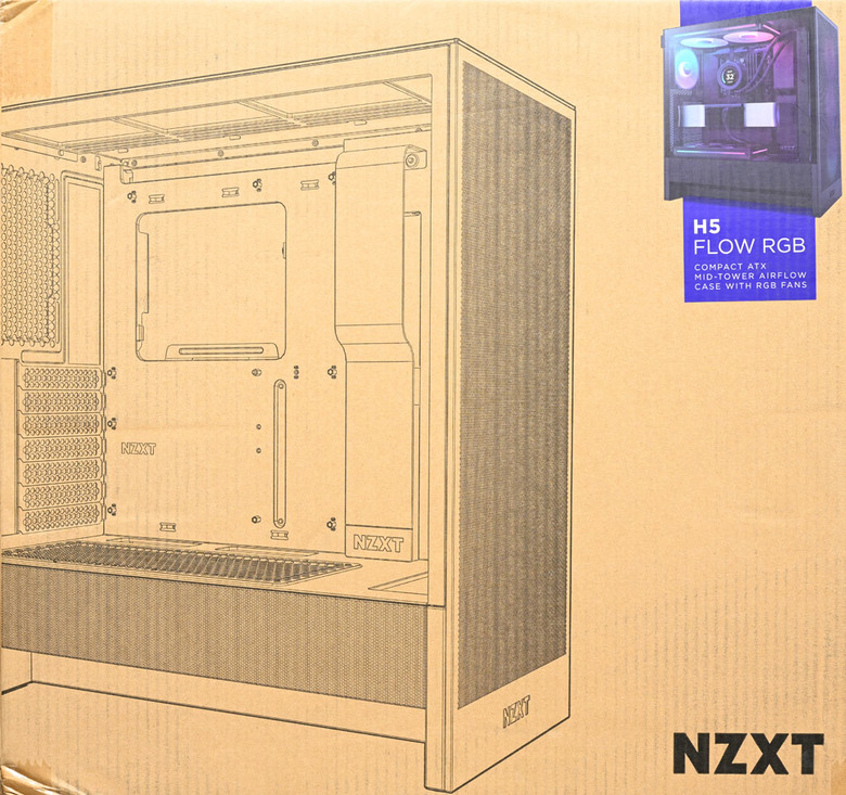 點我看大圖 2024 NZXT H5 FLOW RGB機殼開箱