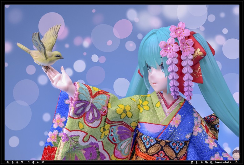 點我看大圖 【開箱】傳統與現代的完美交融 - 吉德 x F:NEX - 初音未來 日本人形