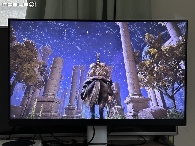 點我看大圖 好大的螢幕 Benq EX321UX 32 吋 4K BenQ MOBIUZ 遊戲護眼螢幕 一週測試