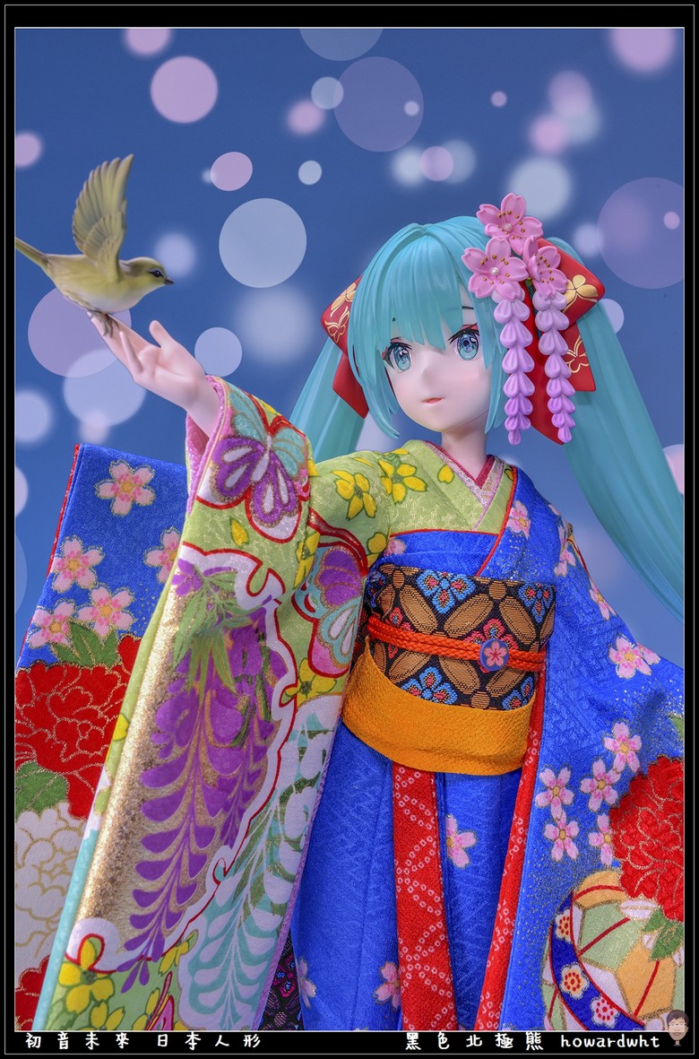 點我看大圖 【開箱】傳統與現代的完美交融 - 吉德 x F:NEX - 初音未來 日本人形