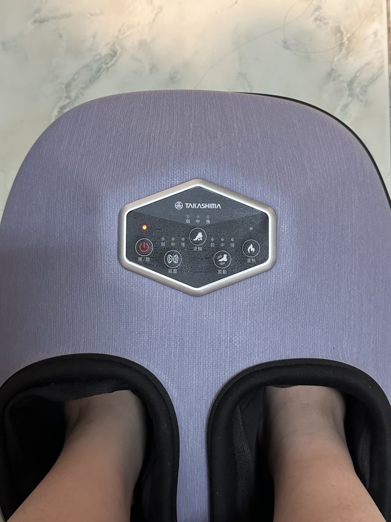 冬天使用足部按摩機真的很享受