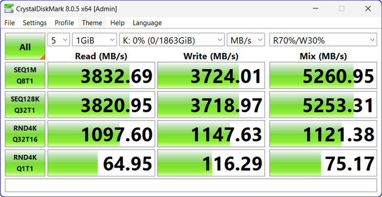 【開箱簡測】ASUS ThunderboltEX 5 擴充卡效能簡測 (圖多)