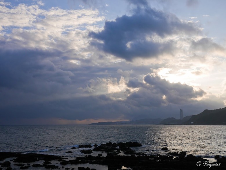 蜿蜒的外木山海岸線
