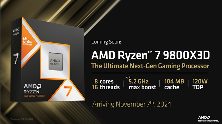 AMD Ryzen 7 9800X3D 處理器實測 新一代頂尖遊戲效能定錨點