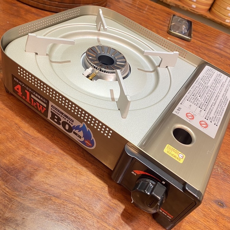終於購入岩谷4.1kw防風卡式爐！