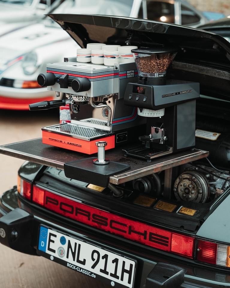 Porsche x La Marzocco 聯名款咖啡機開箱