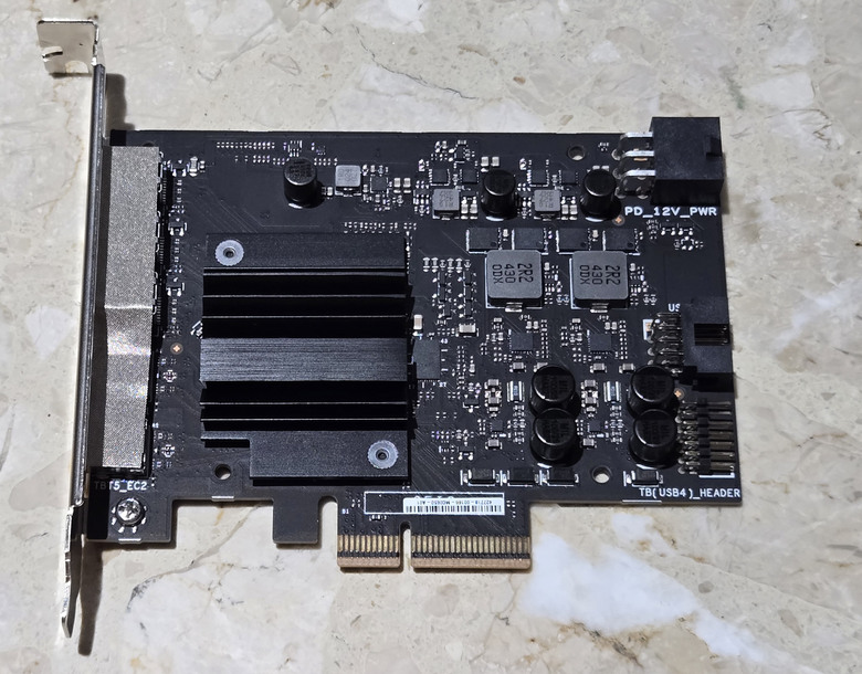 【開箱簡測】ASUS ThunderboltEX 5 擴充卡效能簡測 (圖多)