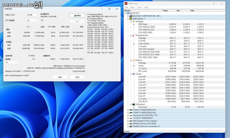點我看大圖 AMD Ryzen 7 9800X3D 處理器實測 新一代頂尖遊戲效能定錨點