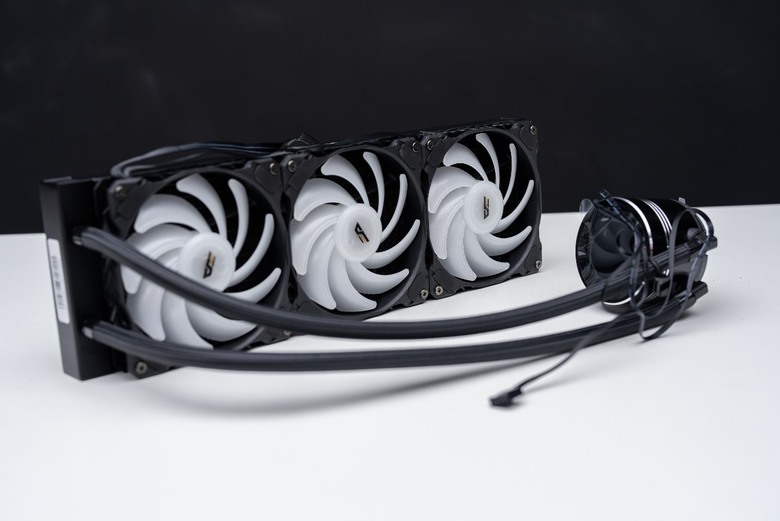 darkFlash DY470 ATX機殼/DN360S LCD一體水開箱
