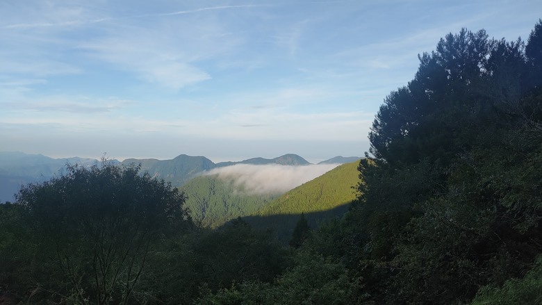 點我看大圖 【遊記】夸父逐日想跑贏太陽,大漠逐日是想看日出,阿里山國家森林遊樂區 (祝山線) - 大漠國渡