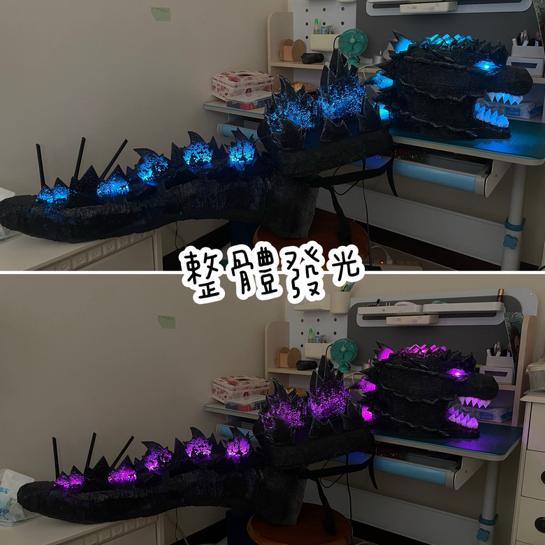 [DIY][萬聖節]哥吉拉Godzilla