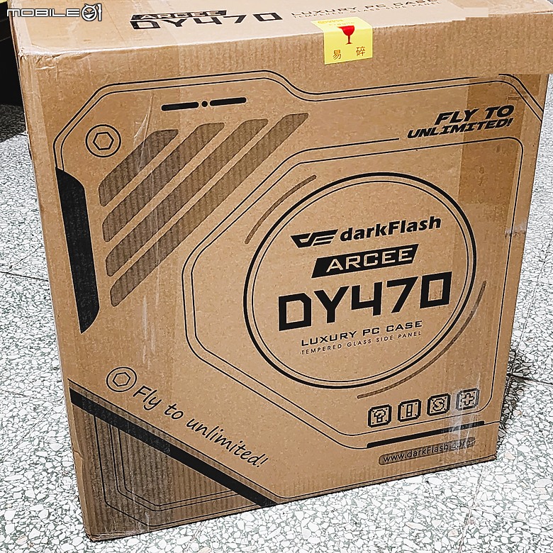 【心得】鑽石璀璨美麗大飛DarkFlash 機殼DY470 & 水冷DN360S 涼爽海景房開箱