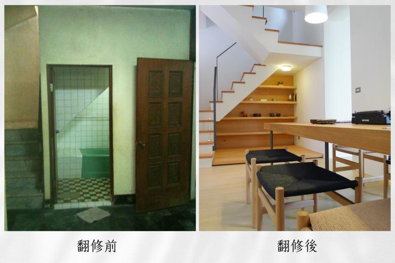 點我看大圖 【開箱】台南40年老透天翻修│經典耐看日式宅,秉持簡約就是美