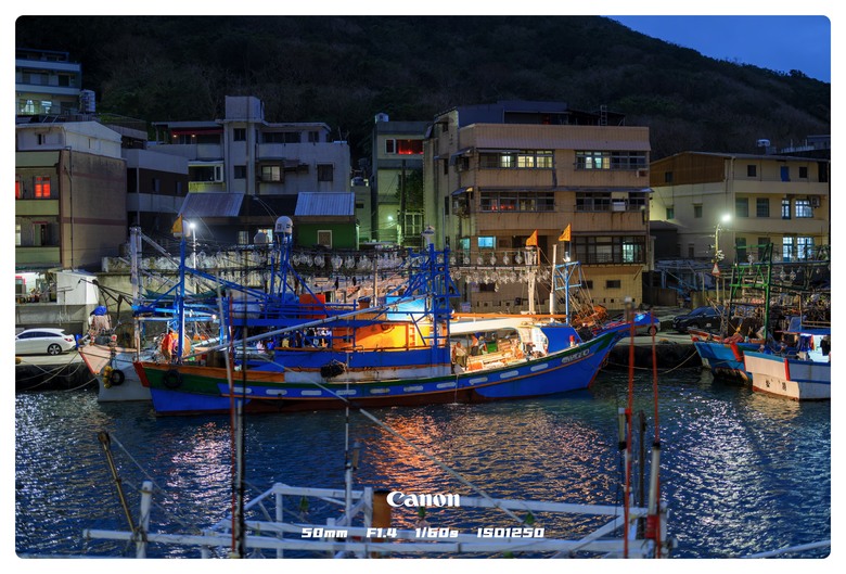 canon r5II 基隆潮境夜拍