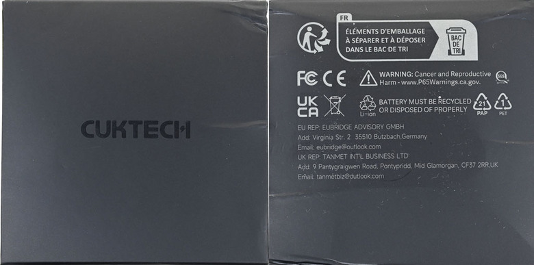 CUKTECH酷態科20號行動電源25000 210W開箱