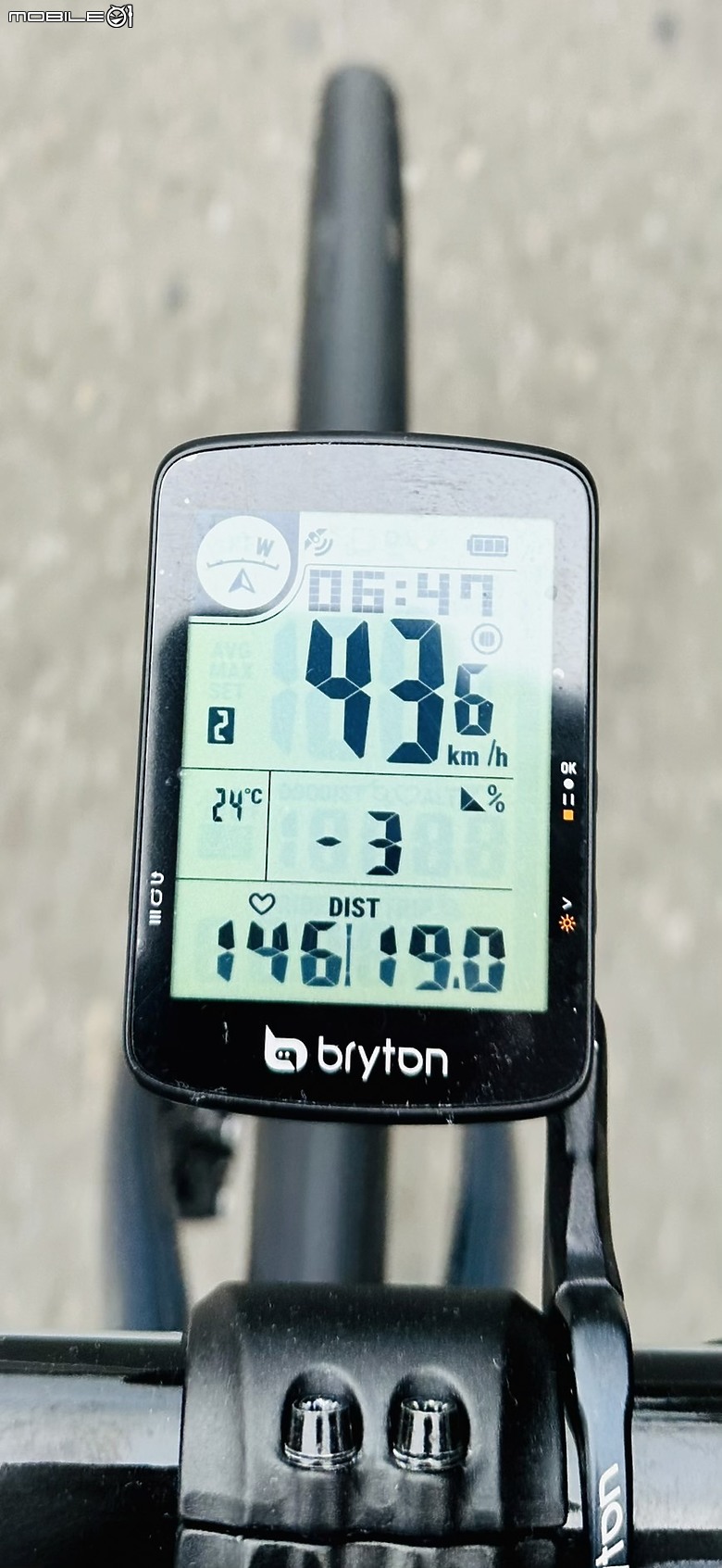 點我看大圖 Bryton Rider 17 開箱 測一測