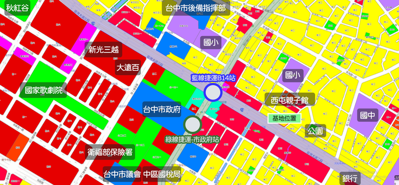 點我看大圖 🌟 西屯【達麗建設】雙捷共構 走路600m到捷運站 百貨圍繞機能捷運宅 空拍分享