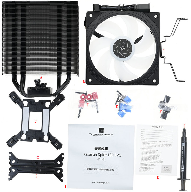 Thermalright索摩樂Assassin Spirit 120 EVO黑色款散熱器開箱