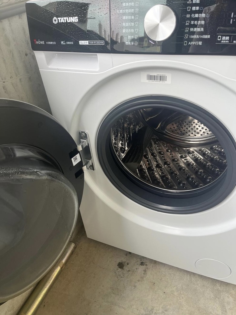 大同12kg 蒸氣滾筒洗脫烘TAW-R120DHW開箱