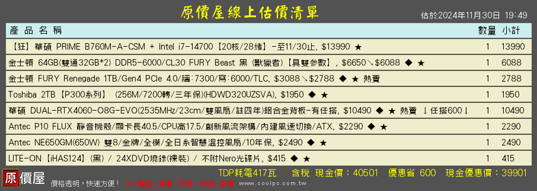 預算40K剪輯電腦請益