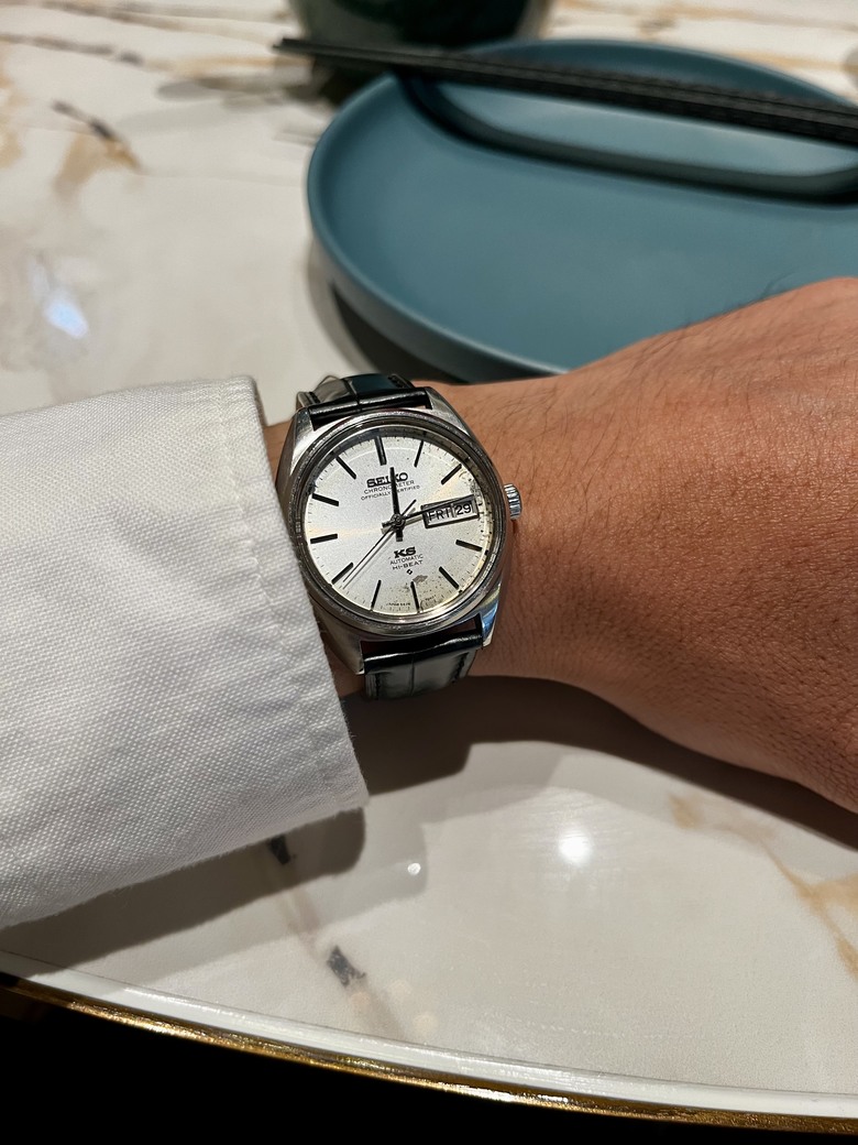 點我看大圖 【回味老錶】King Seiko 5626-7060