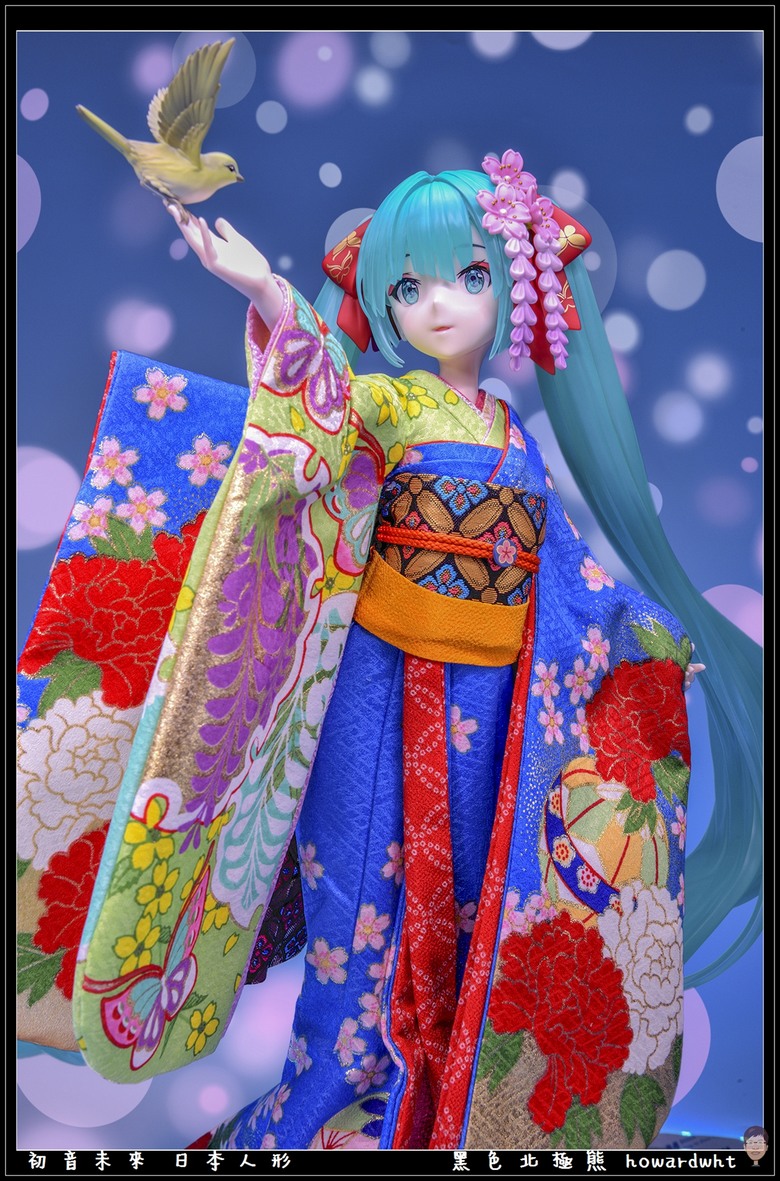 點我看大圖 【開箱】傳統與現代的完美交融 - 吉德 x F:NEX - 初音未來 日本人形