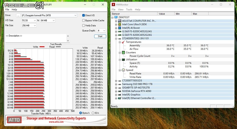 Seagate IronWolf Pro 24TB NAS 硬碟實測 以穩健姿態提供更大儲存空間