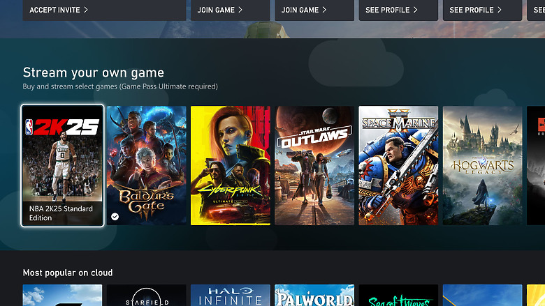Xbox Cloud Gaming 開放串流自購遊戲、不再限於 Game Pass 陣容!