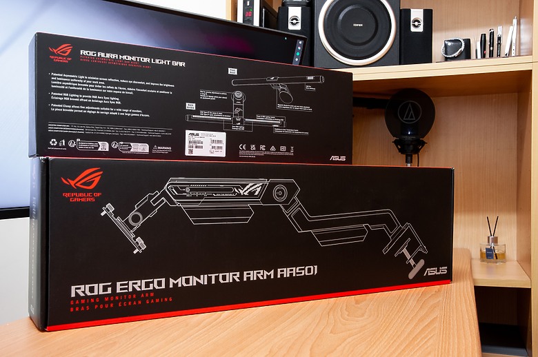 點我看大圖 「ROG AAS01 & ALB01 螢幕支架、掛燈」 - 視覺愉悅開箱文。