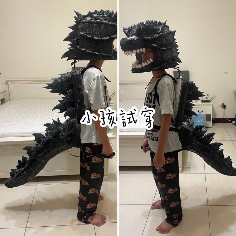 [DIY][萬聖節]哥吉拉Godzilla